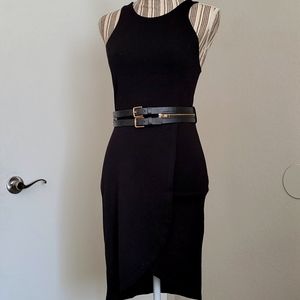 Foreign Exchange Black Mid Dress